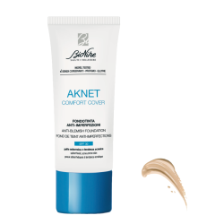 AKNET COMFORT COVER Base Maquillaje Anti-imperfecciones Piel Seborreica. 101 Ivoire. Tubo 30ml. Cód. AC22911