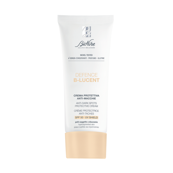 DEFENCE B-LUCENT Crema Protectora Anti-manchas SPF50. Tubo 40ml. Cód DV11416