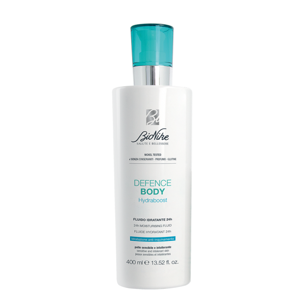 DEFENCE BODY Hydraboost Fluido Hidratante 24h. Frasco 400ml. Cód DB121324