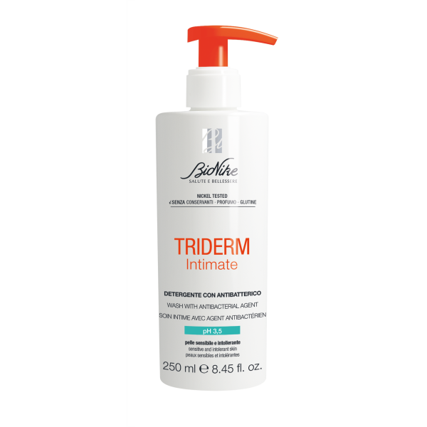 TRIDERM INTIMATE Limpiador con Antibacteriano pH 3,5. Envase 250ml. Cód 212212