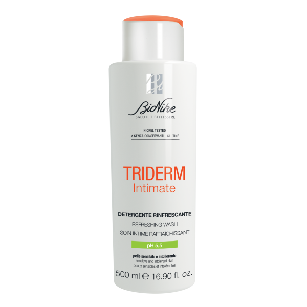 TRIDERM INTIMATE Limpiador Refrescante pH 5,5. Envase 500ml. Cód TR21205