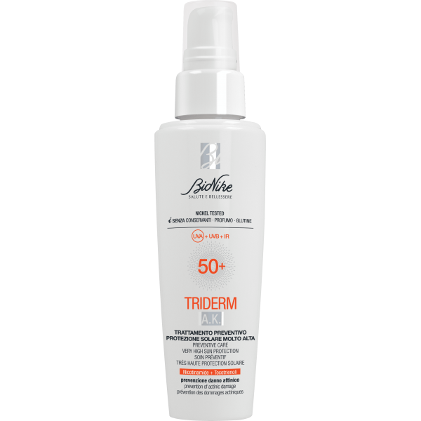 TRIDERM A.K. Tratamiento Preventivo Solar 50+. Envase 50ml. Cód TR21901