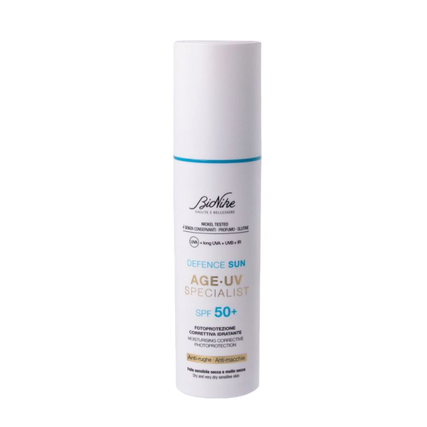 DEFENCE SUN AGE·UV SPECIALIST SPF50+ Fotoprotección Correctora Hidratante. Envase 50ml. Cód DS10151