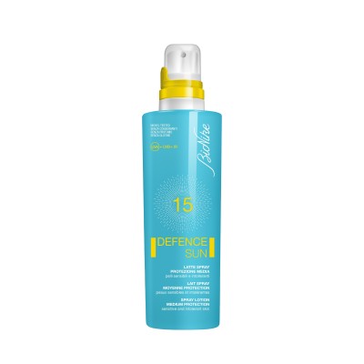 DEFENCE SUN Leche Solar Spray SPF15 - Frasco 200 ml.- Código 143134