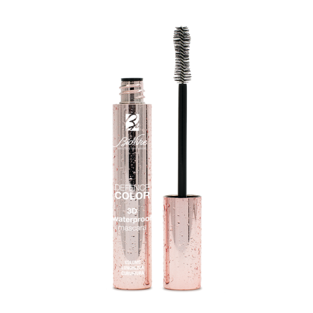 DEFENCE COLOR MASCARA 3D WATERPROOF Volumen, Longitud y Curvatura. Envase 11ml. Cód DC175561